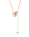 S925 sterling silver French simple and versatile style, double-ring niche light luxury design, summer collarbone chain, a gift for your girlfriend, smiling slightly Item Picture